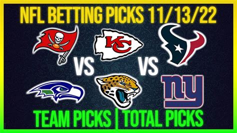 Nfl Picks Today 11 13 22 Nfl Predictions Today Nfl Week 10 Betting Tips Today Youtube