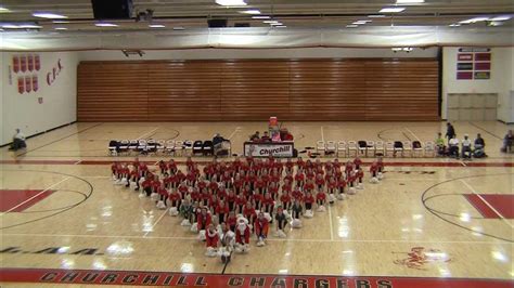 2012 Christmas Pom Performance Livonia Public Schools Pom Churchill H