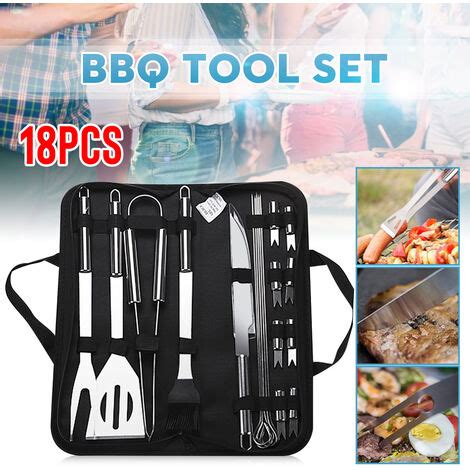 Pcs Ensemble D Outils De Barbecue Brosse Pince Fourchette