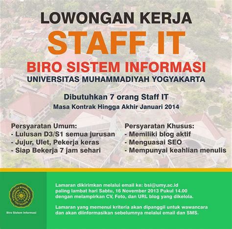 Brosur Lowongan Kerja Homecare