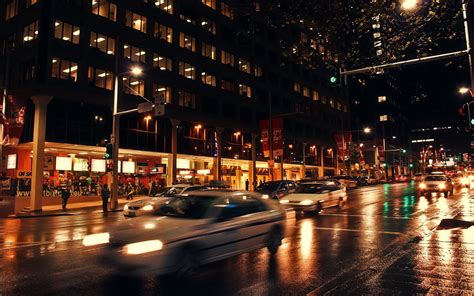 urban, Car, Street, Night, Motion Blur Wallpapers HD / Desktop and ...