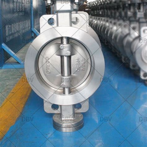 Worm Gear Wafer Metal To Metal Triple Offset Butterfly Valve Wafer