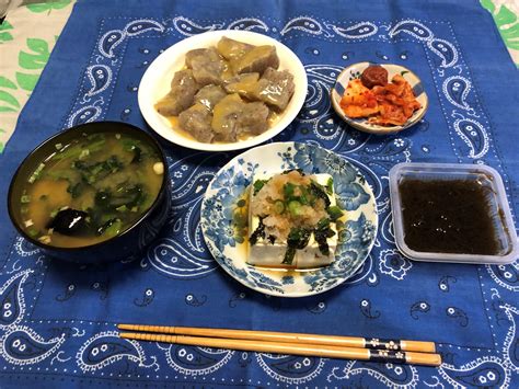 こんにゃくは食物繊維が豊富だが めんどくさがりオヤジが作ってる、手抜きだけどけっこうヘルシーな3度のメシ