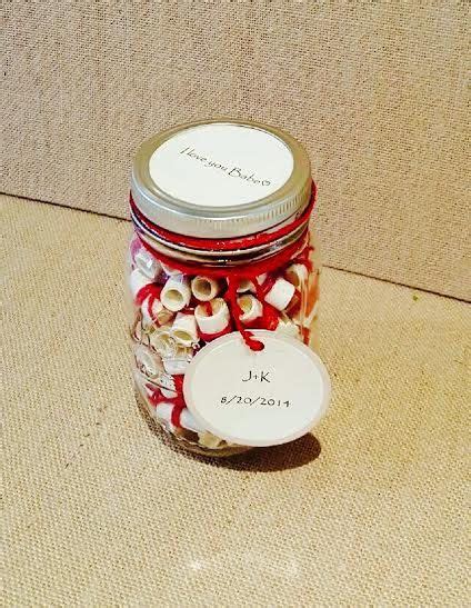 Message Filled Mason Jar Love Wish Jar Etsy Mason Jar Gifts Diy