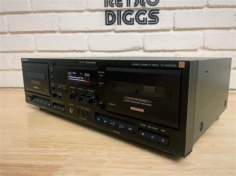 Vintage Sony TC WR701ES Cassette Deck New Belts New Pinch Rollers EBay