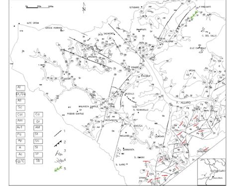 Assetto Geologico Strutturale Olocene Al Alluvioni Dt Detrito Di