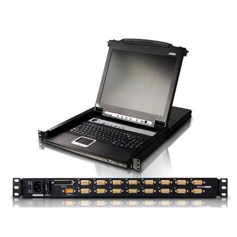 Harga Jual Aten Cl M Port Slideaway Inch Lcd Kvm Switch