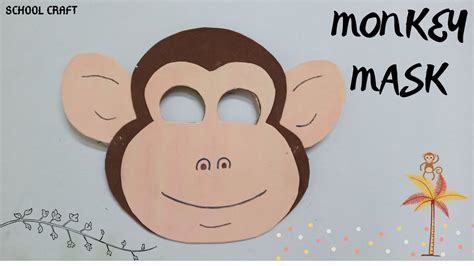 Monkey Mask For Kids