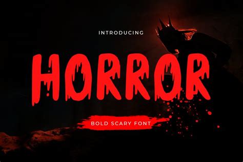 Horror - Bold Scary Font