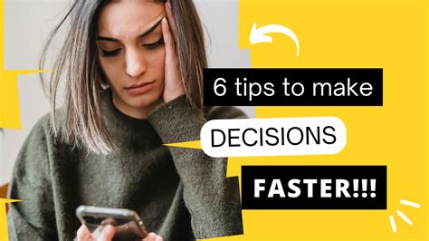 Tips To Make Decisions Faster Rich Man S Gym