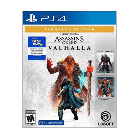 Assassins Creed Valhalla Ragnarök Edition Game And Code In A Box Ps4