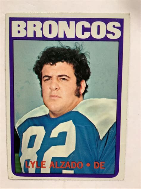 1972 Topps Lyle Alzado Rookie Denver Broncos 106 VG EX EBay