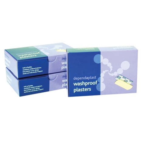 Washproof Plasters 75cm X 25cm 100 Gompels Care And Nursery Supply