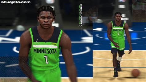 NBA 2K22 Anthony Edwards Cyberface Update Current Look By VCheat15