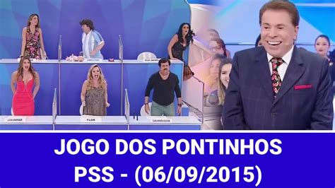 Jogo Dos Pontinhos Programa Silvio Santos Youtube