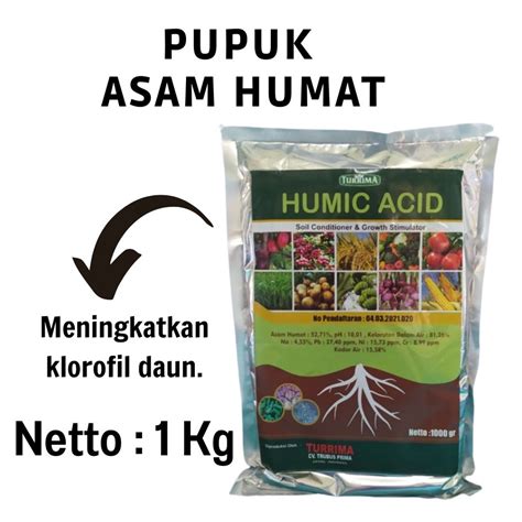 Jual Pupuk Humic Acid Asam Humat Kg Terbaik Untuk Padi Pembenah