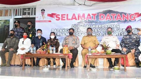 Danlantamal Viii Dampingi Gubernur Sulut Pantau Pulau Terluar Dan