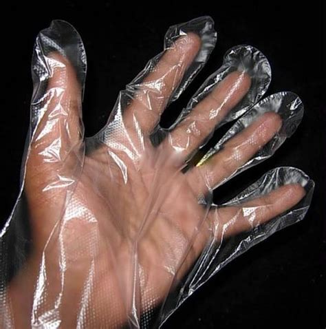 Mappa Disposable Transparent Clear Plastic Hand Gloves Microns Pack