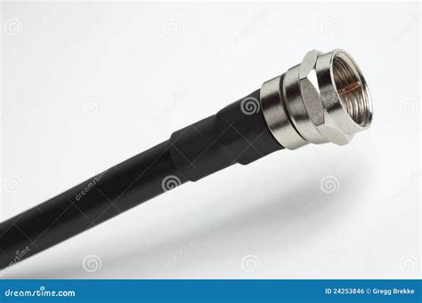 Connector For A Coaxial TV Wires Stock Photography | CartoonDealer.com ...