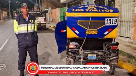 Seguridad Ciudadana en Acción Recuperación Exitosa de Mototaxi Robada