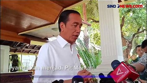 Jokowi Tunjuk Kepala Badan Pangan Jadi Plt Mentan Video Dailymotion