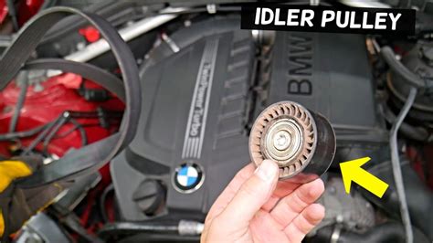 SERPENTINE BELT TENSIONER REPLACEMENT REMOVAL BMW N55 335i 51 OFF