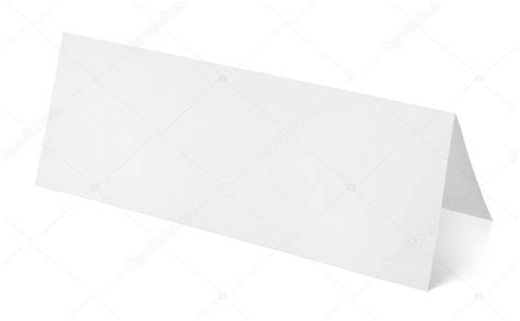 Blank Paper Template Isolated On White — Stock Photo © Usersam2007