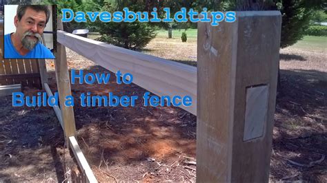 How To Build A Post And Rail Fence Dave Stanton Woodworking Youtube