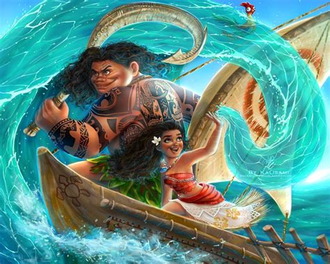 Moana How Far Well Go By Kalisami On Deviantart Disney Moana Art