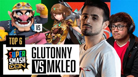 Glutonny Vs Mkleo Top Loser L Super Smash Con Youtube