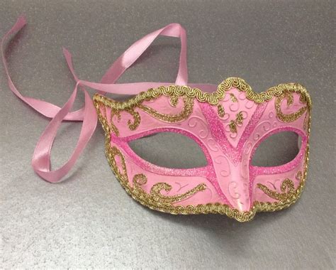 Couples Gold Pink Kids Masquerade Ball Mask Pair Etsy