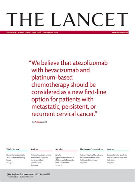 The Lancet 06 January 2024 Volume 403 Issue 10421 Pages 1 116 E1