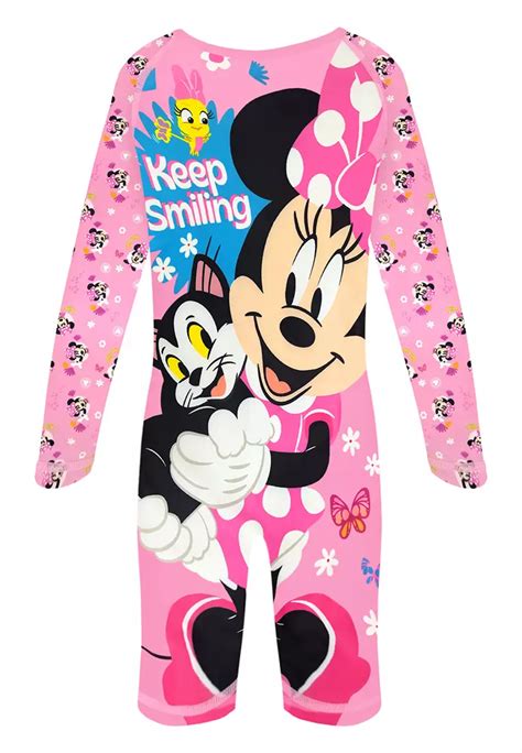 Buy Disney Minnie Mouse Body Suit With Upf 50 Swimwear For Kids Girls