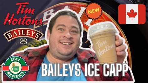 Tim Hortons NEW Holiday Baileys ICE CAPP Drinkreview Timhortons