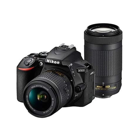 Nikon D5600 Dslr Camera With 18 55 And 70 300mm Lenses Memory Card And