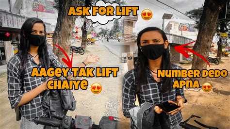 Cute Stranger Girl Ask For Lift 😍 She Asking For My Number 😍 Cute