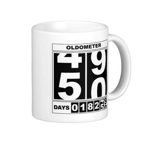 50th Birthday Oldometer Mug Zazzle Mugs Funny 50th Birthday Ts