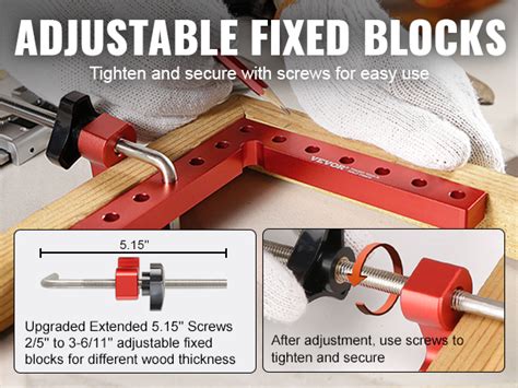 Vevor Degree Positioning Squares X Right Angle Clamps For