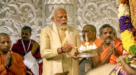 Ram Mandir Pran Pratishtha Ceremony Concludes Check Out Visuals From