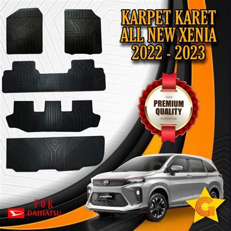 Jual Karpet Karet Berlogo Hitam All New Xenia Fullset