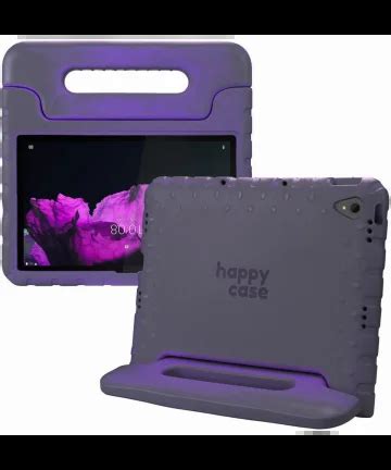 HappyCase Lenovo Tab P11 P11 Plus Kinder Tablethoes Met Handvat Paars