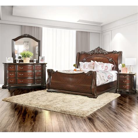 Furniture Of America Modern 4 Piece Platform Bedroom Set - Bedroom Poster