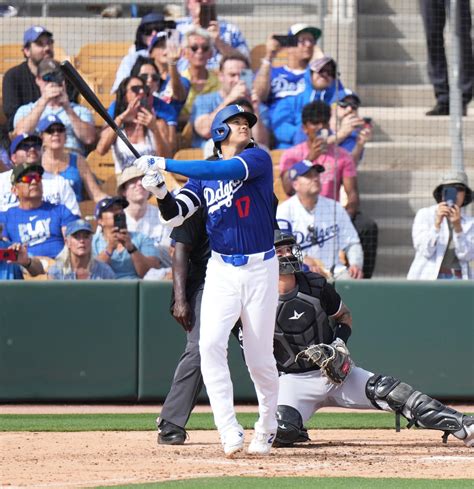 2番で1号の大谷翔平、ドジャース監督「フリーマンの前に打つことは翔平にとって有益となる」 Mlb写真ニュース 日刊スポーツ