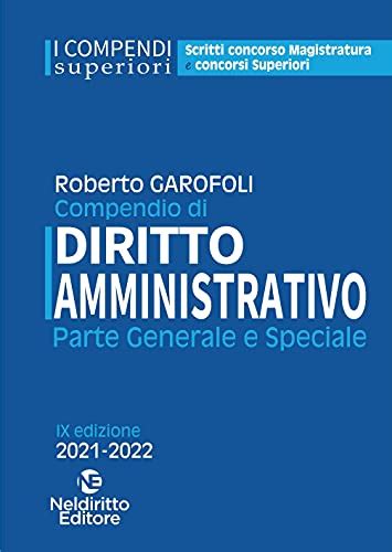 Il Migliore Compendio Di Diritto Amministrativo A Marzo Pi