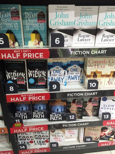 Whsmith Fiction Book Chart: A Visual Reference of Charts | Chart Master