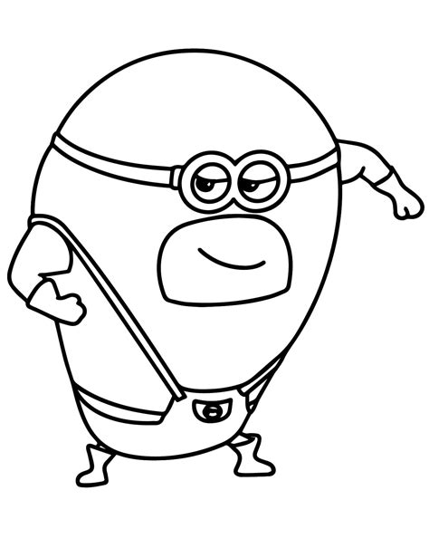 Coloriage Moi Moche et Méchant 4 Mega Minion Dave télécharger et