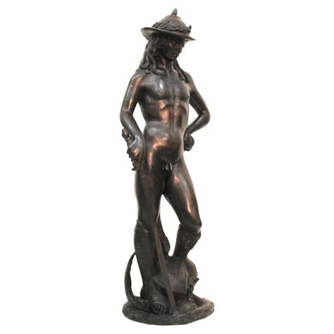 David del Donatello sculpture in bronze For Sale at 1stDibs