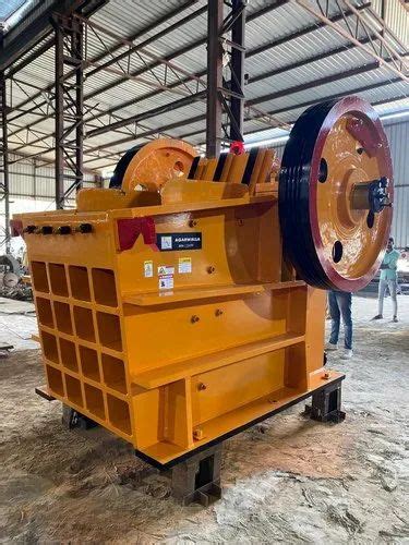 Agarwalla Mild Steel 36x28 Inch Single Toggle Jaw Crusher Machine