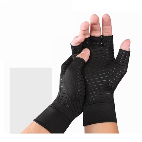 Finger Pain Relief: Copper Arthritis Gloves for Hand Wrist Support