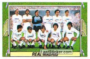 Sticker Real Madrid Colecciones Este Spanish Liga